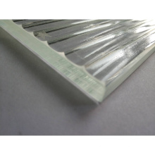 5mm 10mm fluted glass panel ribbed glass panel for sale ribbed glass wall panel